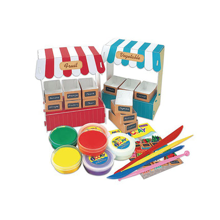 Amos i-Clay Modelling Clay Kit - Market Stall