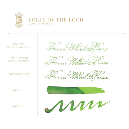 Ferris Wheel Press Fountain Pen Ink Ferritales - Lores of the Loch