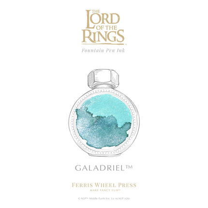 *PRE-ORDER* Ferris Wheel Press Fountain Pen Ink - Lord of the Rings - Galadriel 38ml