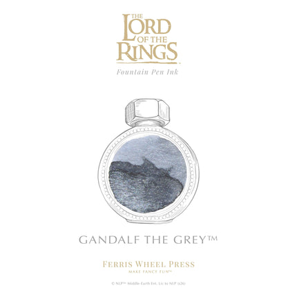 *PRE-ORDER* Ferris Wheel Press Fountain Pen Ink - Lord of the Rings - Gandalf the Grey 38ml