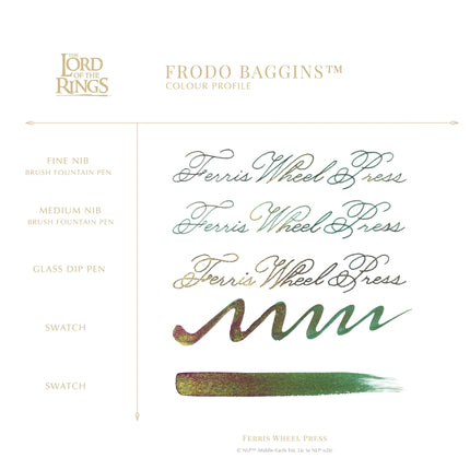 *PRE-ORDER* Ferris Wheel Press Fountain Pen Ink - Lord of the Rings - Frodo Baggins 38ml