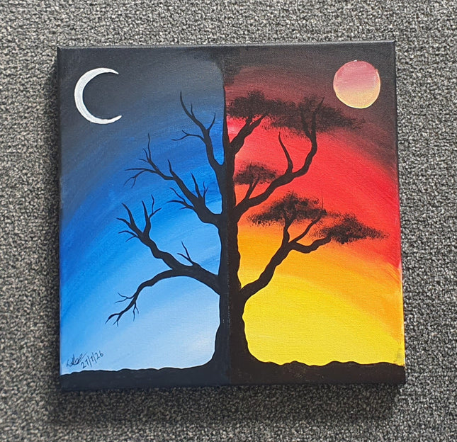 12" x 12" - Day N' Night