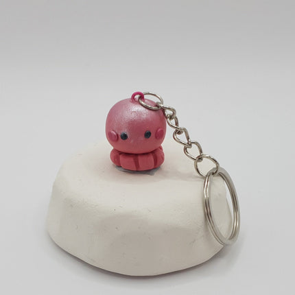 Polymer Clay Key Rings - Teeny Octo's