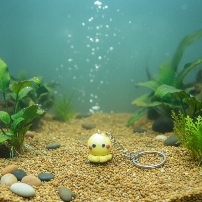 Polymer Clay Key Rings - Teeny Octo's