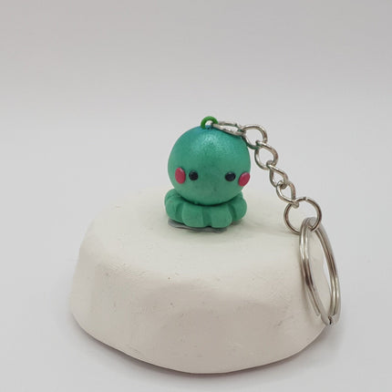 Polymer Clay Key Rings - Teeny Octo's