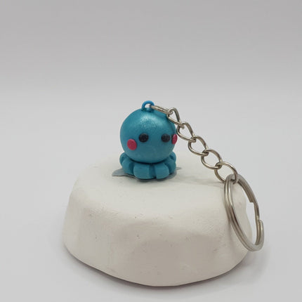 Polymer Clay Key Rings - Teeny Octo's