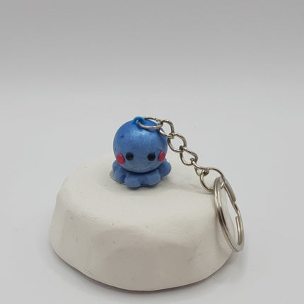 Polymer Clay Key Rings - Teeny Octo's