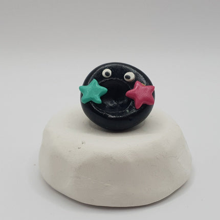 Polymer Clay Fridge Magnets - Star Buddies - Set of 4