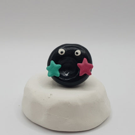 Polymer Clay Fridge Magnets - Star Buddies - Set of 4