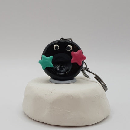 Polymer Clay Key Rings - Star Buddies