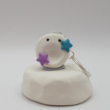 Polymer Clay Key Rings - Star Buddies