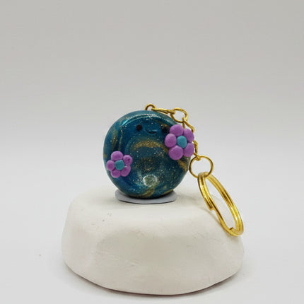 Polymer Clay Key Rings - Flower Buddies