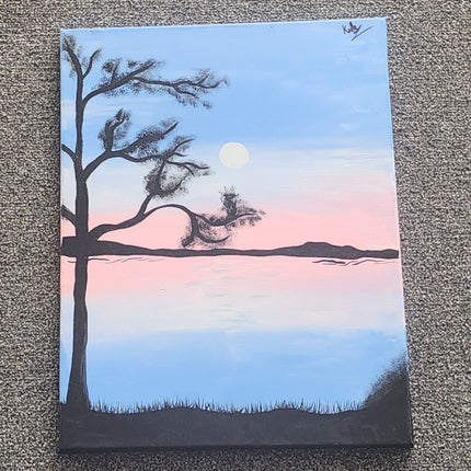 16" x 20" - Silhouette Lake