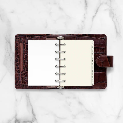 Filofax Organiser - Refill - Pocket - Index A-Z - 2 Letters Per Tab - Cotton Cream