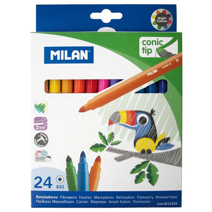 Milan Markers - Conic Tip - Pack of 24