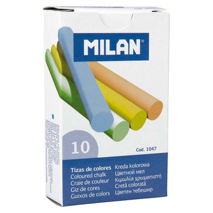Milan Chalk - Coloured - Pack of 10