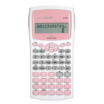 Milan NZQA Approved - Scientific Calculator Antibacterial M240 - Pink