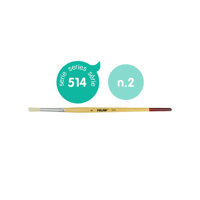 Milan Bristle Brush 514 - Round