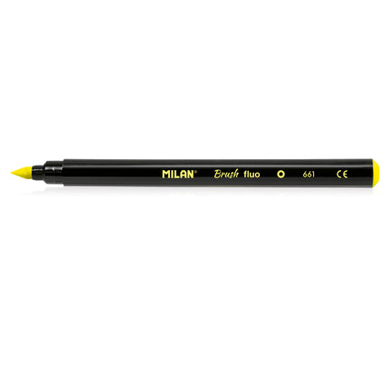 Milan Markers Brush Tip - Fluoro - Pack of 6