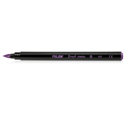 Milan Markers Brush Tip - Metallic - Pack of 6