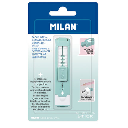 Milan Anti-Bacterial Stick Sharpener / Eraser