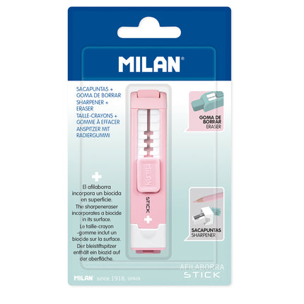 Milan Anti-Bacterial Stick Sharpener / Eraser