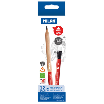 Milan Maxi Graphite Pencils HB