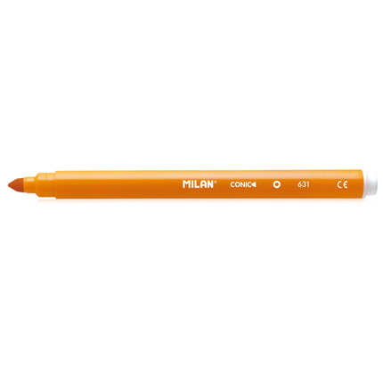 Milan Marker Conic Tip Fibre Pens - Hard Case Pack of 50