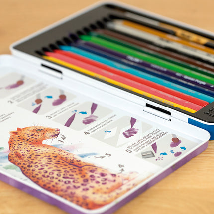 Milan Water Soluble Pencils Wood Free - Set of 12