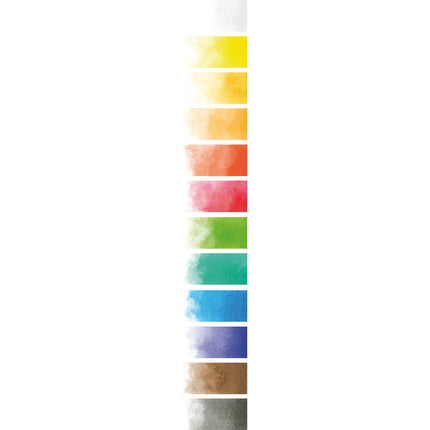 Milan Watercolour Paint Set 12 Colour