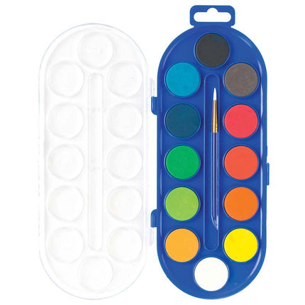 EC Watercolour Paint Set - 12 Disc