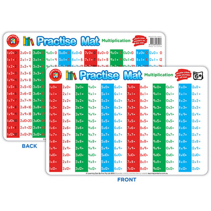 LCBF Practise Mat - Multiplication