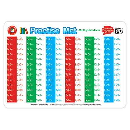 LCBF Practise Mat - Multiplication
