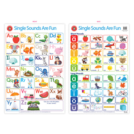 LCBF Wall Chart - Single Sounds Are Fun Poster