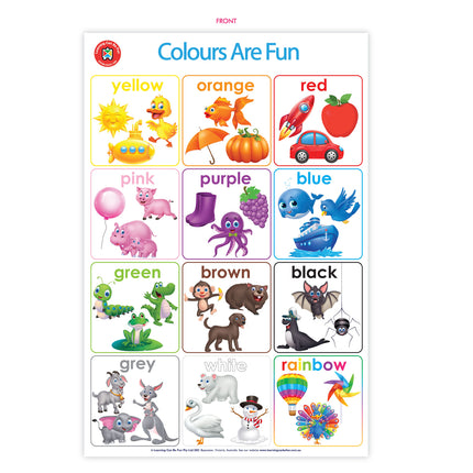 LCBF Wall Chart - Colours Are Fun Poster