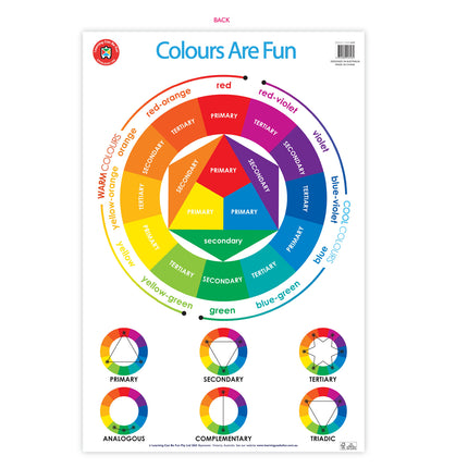 LCBF Wall Chart - Colours Are Fun Poster