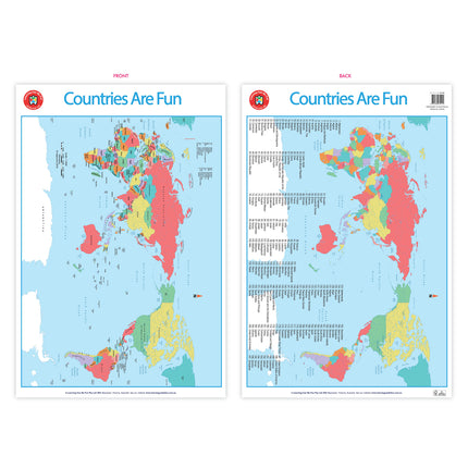 LCBF Wall Chart - Countries Are Fun Poster
