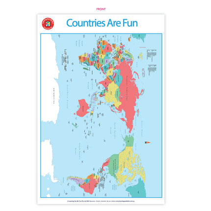 LCBF Wall Chart - Countries Are Fun Poster