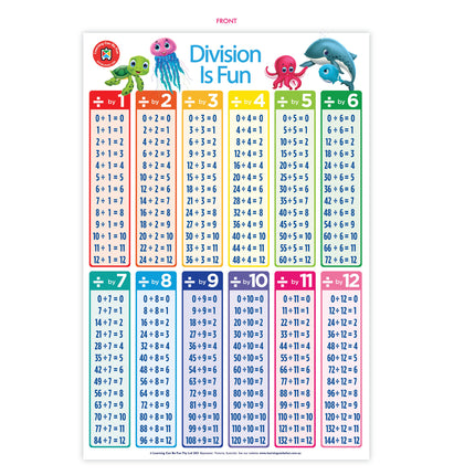 LCBF Wall Chart - Division Is Fun Poster