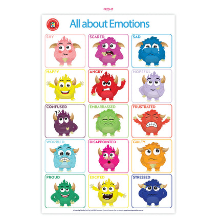 LCBF Wall Chart - All About Emotions Poster