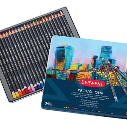 Derwent Procolour Pencils - Tin of 24