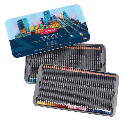 Derwent Procolour Pencils - Tin of 72