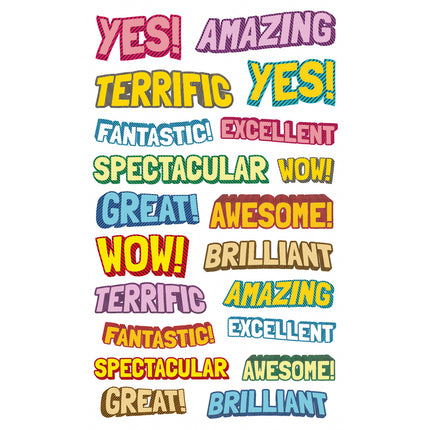 Avery Merit Stickers Comic - Pack of 80