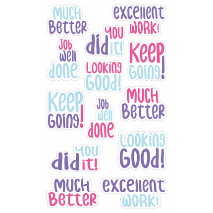 Avery Merit Stickers Samble Font - Pack of 52