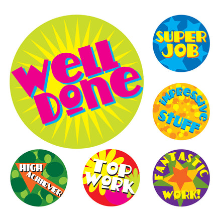 Avery Merit Stickers Mini Assorted Captions Round 13mm - Pack of 800