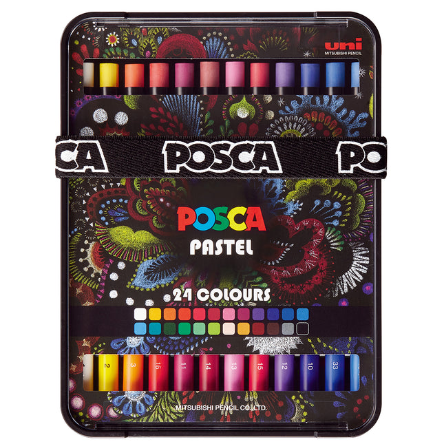 Uni Posca Pastels - Set of 24