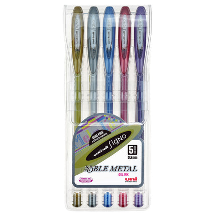 Uni-Ball Signo UM-120 Noble Metal Packs