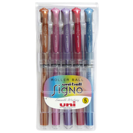 Uni-Ball Signo UM-153 Broad Metallic - Pack of 5