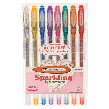 Uni-Ball Signo UM-120 1.0mm Sparkling - Pack of 8