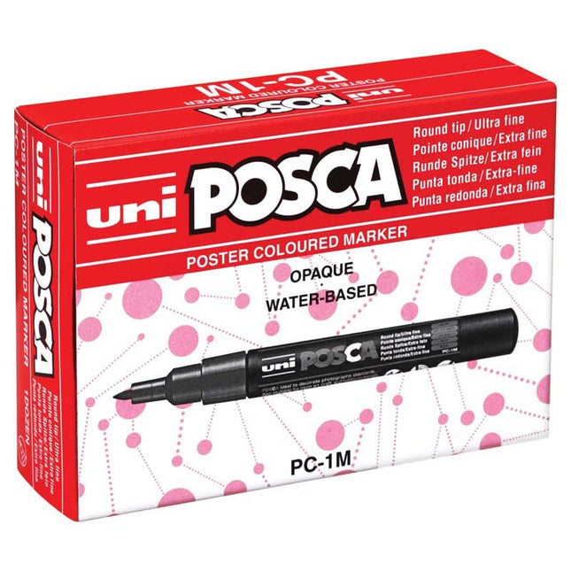 Uni Posca Marker PC-1M - Pack of 12